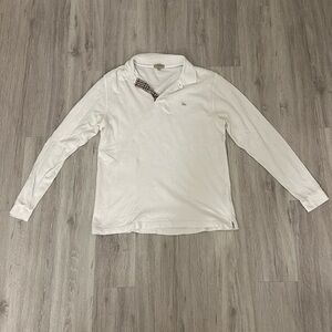 Burberry Long Sleeve Designer Polo Size L Great Condition